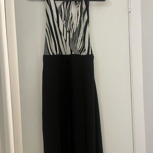 BCBGMaxAzria Black and White  Jumpsuit